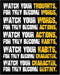 Posterizer 1 pcs-your actions become your habits-powerful quote-Workplace & Office Art-Motivational & Inspirational Art-decor for office wall- UNF...